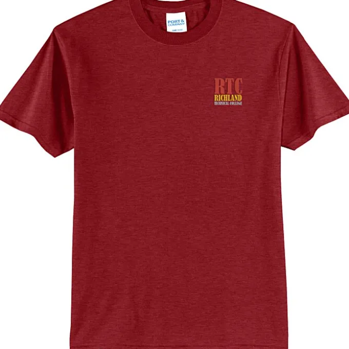 Port 50/50 Blend T-Shirt - Men's - Embroidered - 24 hr