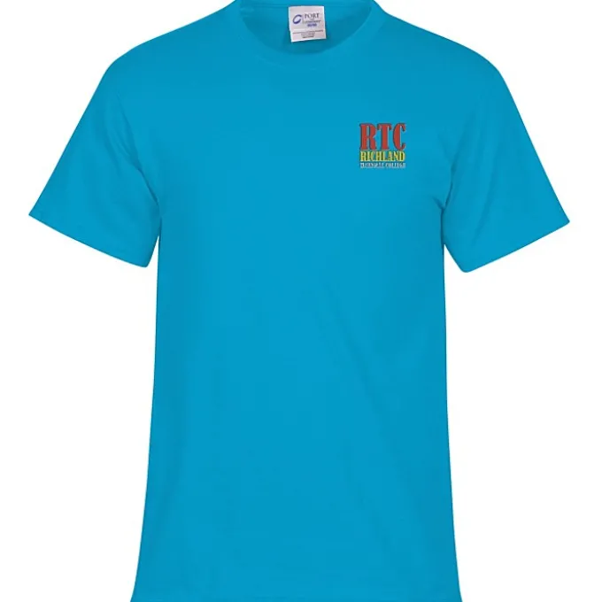 Port 50/50 Blend T-Shirt - Men's - Embroidered - 24 hr