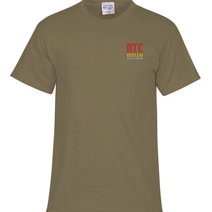 Port 50/50 Blend T-Shirt - Men's - Embroidered - 24 hr