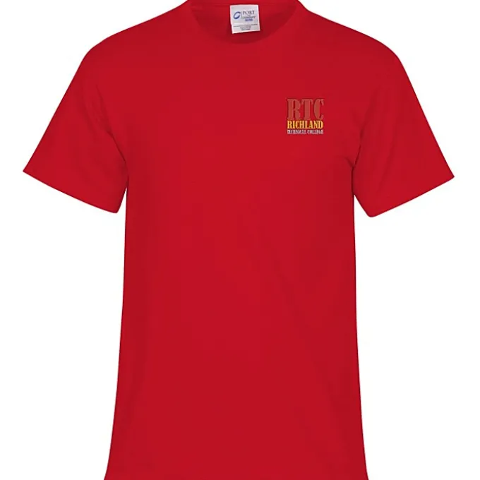 Port 50/50 Blend T-Shirt - Men's - Embroidered - 24 hr