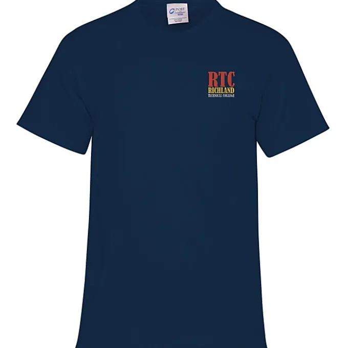 Port 50/50 Blend T-Shirt - Men's - Embroidered - 24 hr