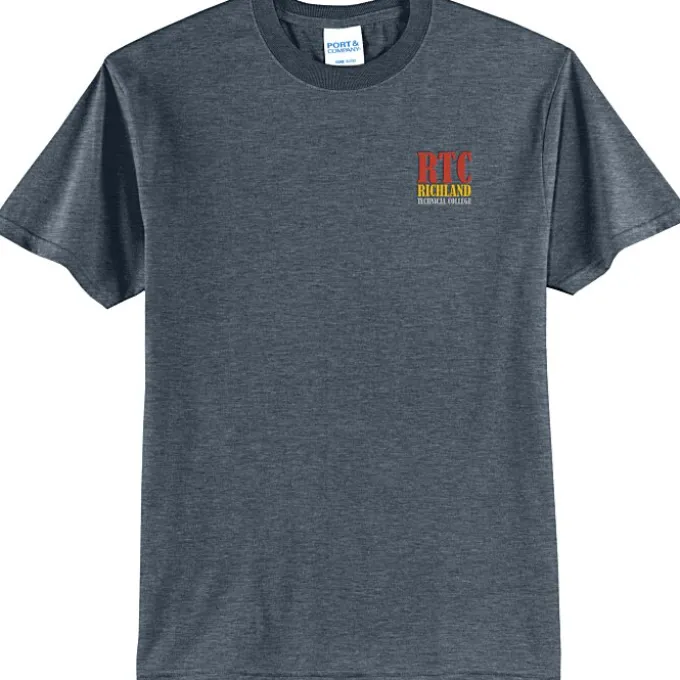 Port 50/50 Blend T-Shirt - Men's - Embroidered - 24 hr