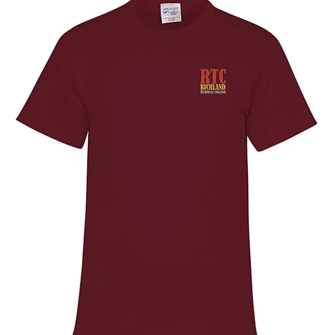 Port 50/50 Blend T-Shirt - Men's - Embroidered - 24 hr