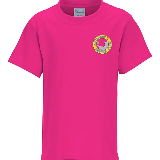 Port 50/50 Blend T-Shirt - Youth - Embroidered
