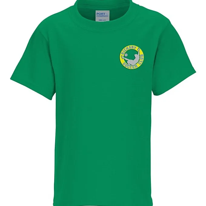 Port 50/50 Blend T-Shirt - Youth - Embroidered