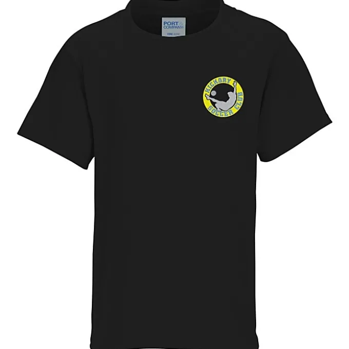 Port 50/50 Blend T-Shirt - Youth - Embroidered