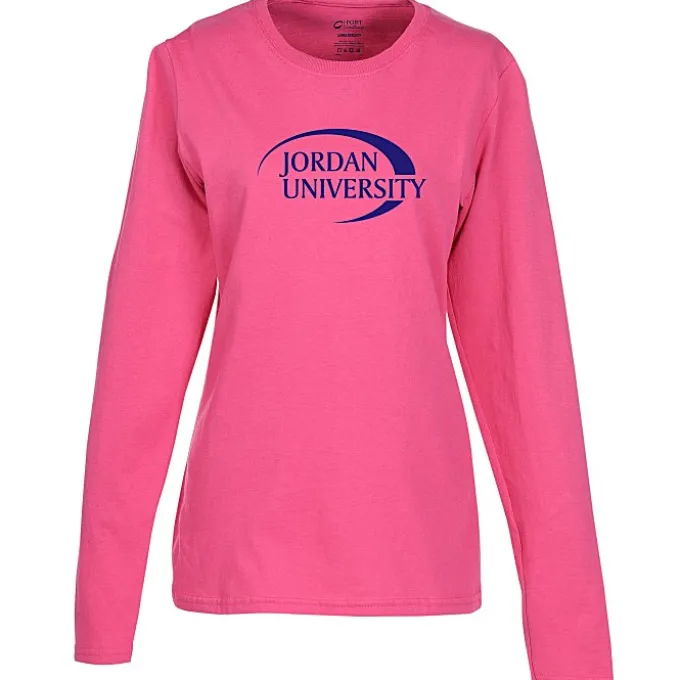 Port Classic 5.4-oz Long Sleeve T-Shirt - Ladies' - Screen