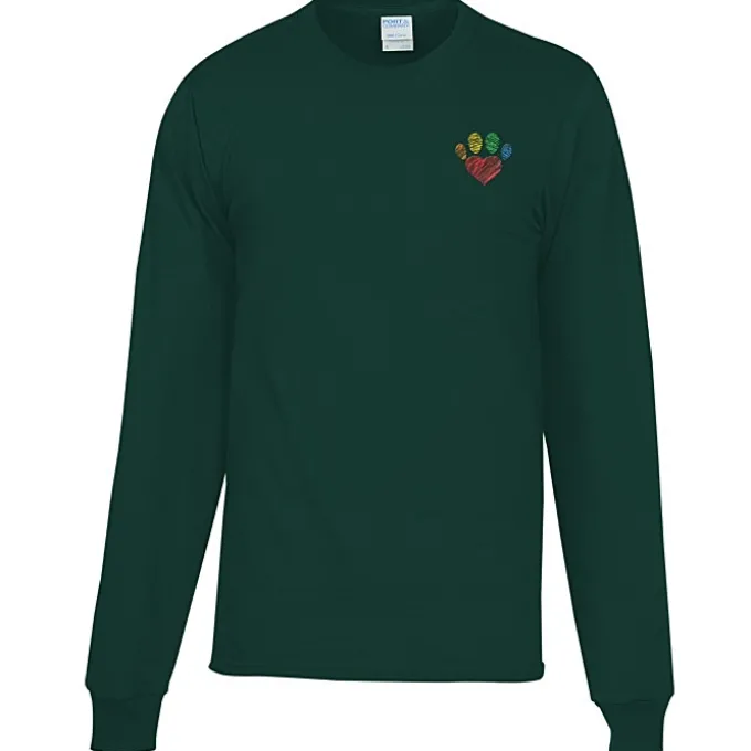 Port Classic 5.4-oz Long Sleeve T-Shirt - Men's - Colors - Embroidered