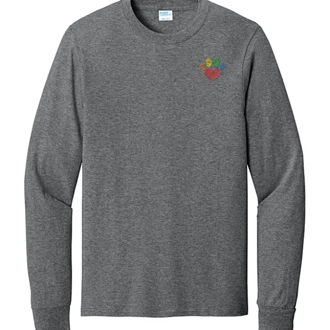 Port Classic 5.4-oz Long Sleeve T-Shirt - Men's - Colors - Embroidered