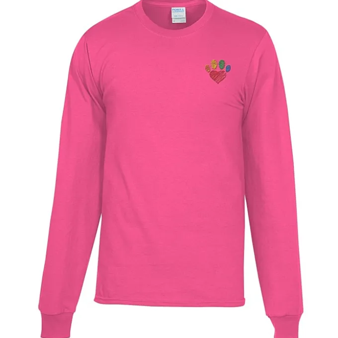 Port Classic 5.4-oz Long Sleeve T-Shirt - Men's - Colors - Embroidered