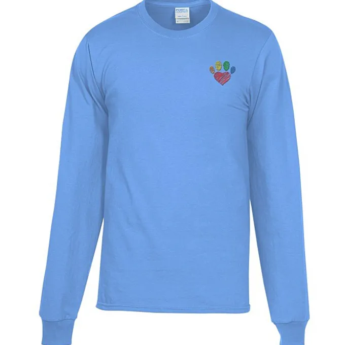 Port Classic 5.4-oz Long Sleeve T-Shirt - Men's - Colors - Embroidered