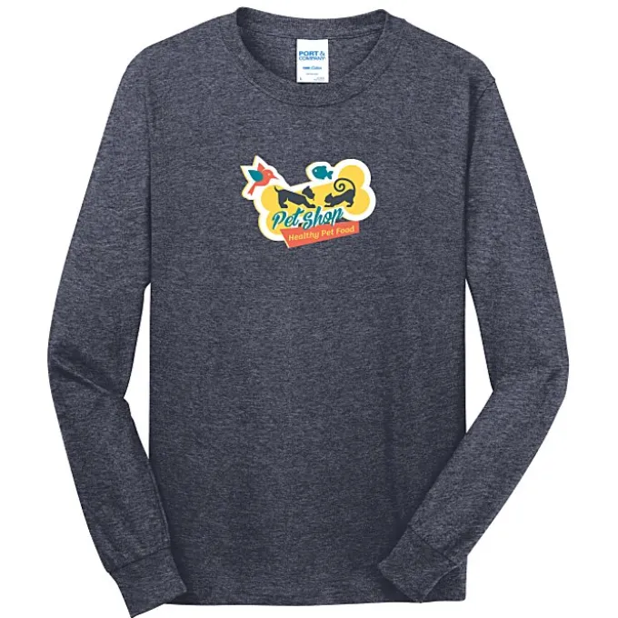 Port Classic 5.4-oz Long Sleeve T-Shirt - Men's - Colors - Full Color