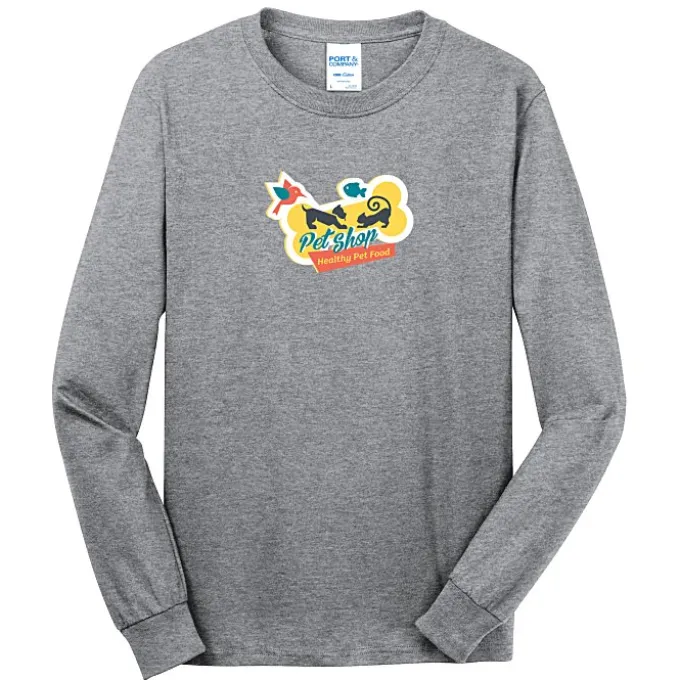 Port Classic 5.4-oz Long Sleeve T-Shirt - Men's - Colors - Full Color
