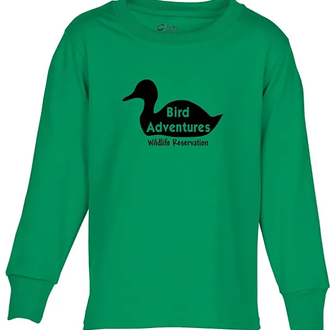Port Classic 5.4-oz Long Sleeve T-Shirt - Youth - Screen