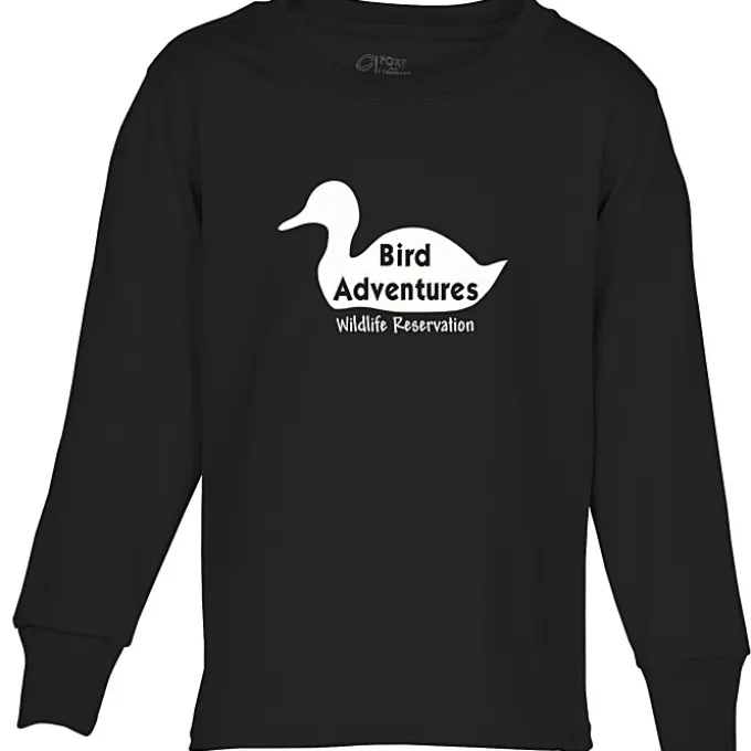 Port Classic 5.4-oz Long Sleeve T-Shirt - Youth - Screen