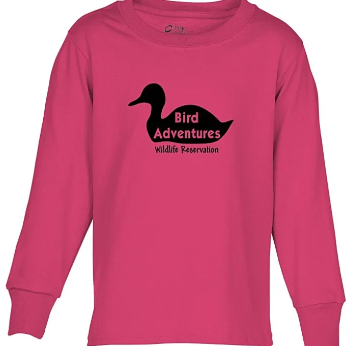 Port Classic 5.4-oz Long Sleeve T-Shirt - Youth - Screen
