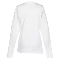 Port Classic 5.4-oz Long Sleeve T-Shirt - Ladies' - White - Full Color