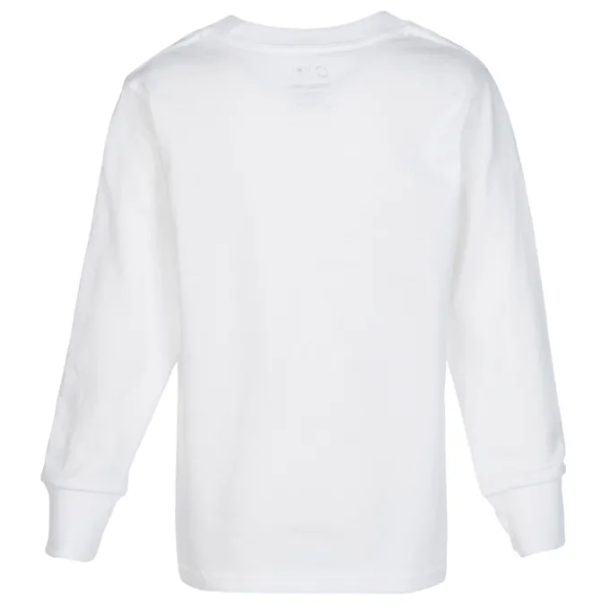 Port Classic 5.4-oz Long Sleeve T-Shirt - Youth - White - Full Color