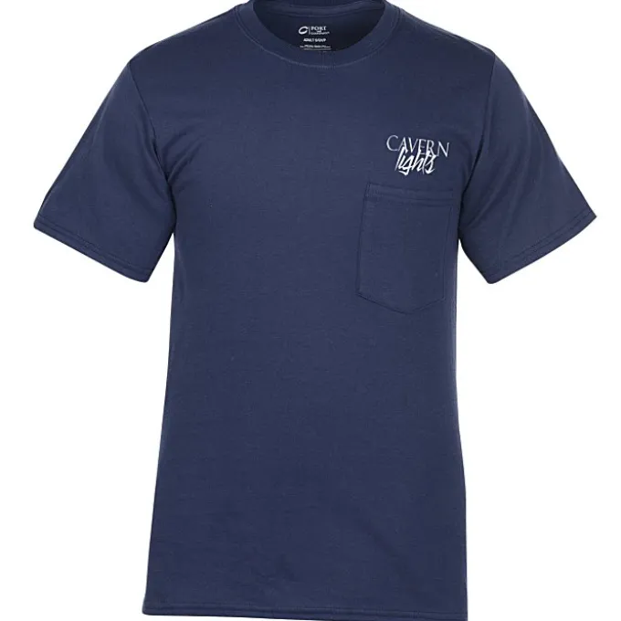 Port Classic 5.4-oz Pocket T-Shirt - Men's - Screen