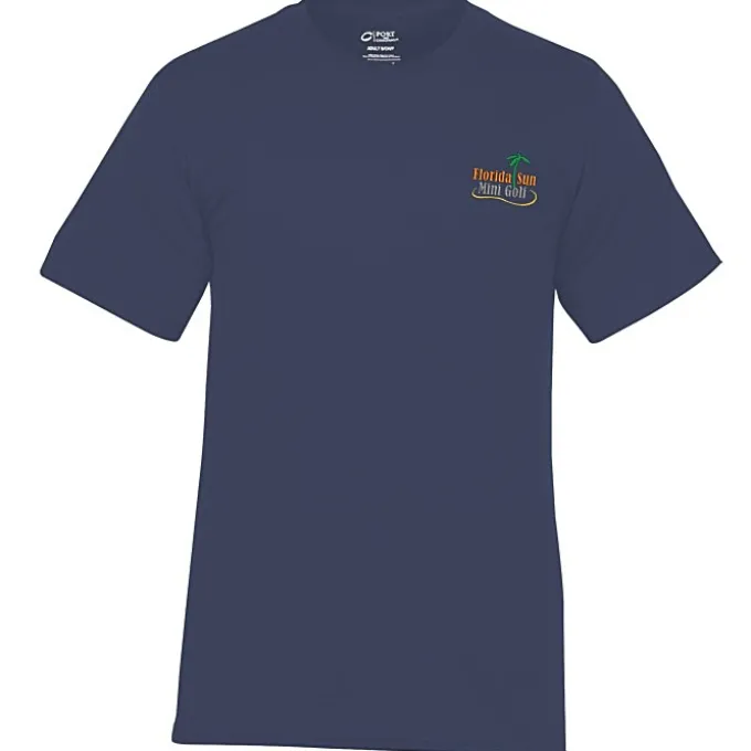 Port Classic 5.4-oz Pocket T-Shirt - Men's - Embroidered