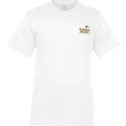 Port Classic 5.4-oz Pocket T-Shirt - Men's - Embroidered
