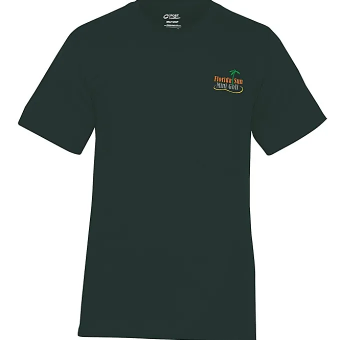 Port Classic 5.4-oz Pocket T-Shirt - Men's - Embroidered