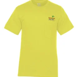 Port Classic 5.4-oz Pocket T-Shirt - Men's - Embroidered