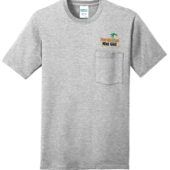 Port Classic 5.4-oz Pocket T-Shirt - Men's - Embroidered