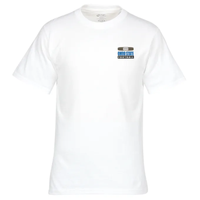 Port Classic 5.4-oz T-Shirt - Men's - White - Embroidered