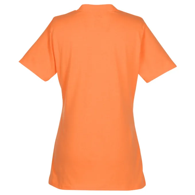 Port Classic 5.4-oz V-Neck T-Shirt - Ladies' - Colors - Embroidered