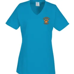 Port Classic 5.4-oz V-Neck T-Shirt - Ladies' - Colors - Embroidered