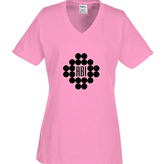 Port Classic 5.4-oz V-Neck T-Shirt - Ladies' - Screen