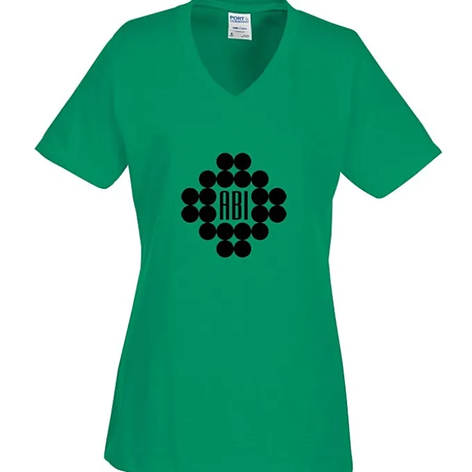 Port Classic 5.4-oz V-Neck T-Shirt - Ladies' - Screen