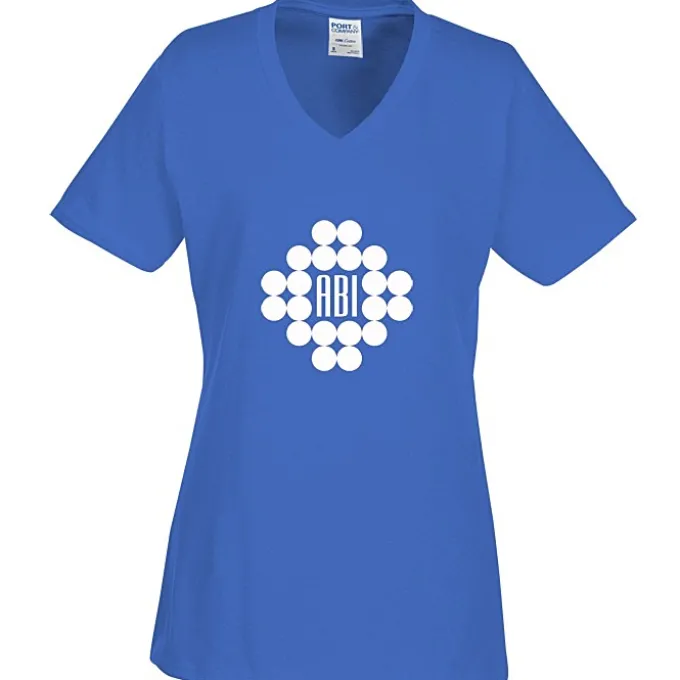 Port Classic 5.4-oz V-Neck T-Shirt - Ladies' - Screen