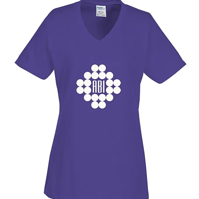 Port Classic 5.4-oz V-Neck T-Shirt - Ladies' - Screen