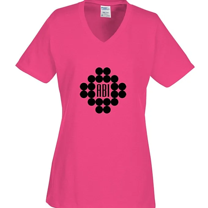 Port Classic 5.4-oz V-Neck T-Shirt - Ladies' - Screen