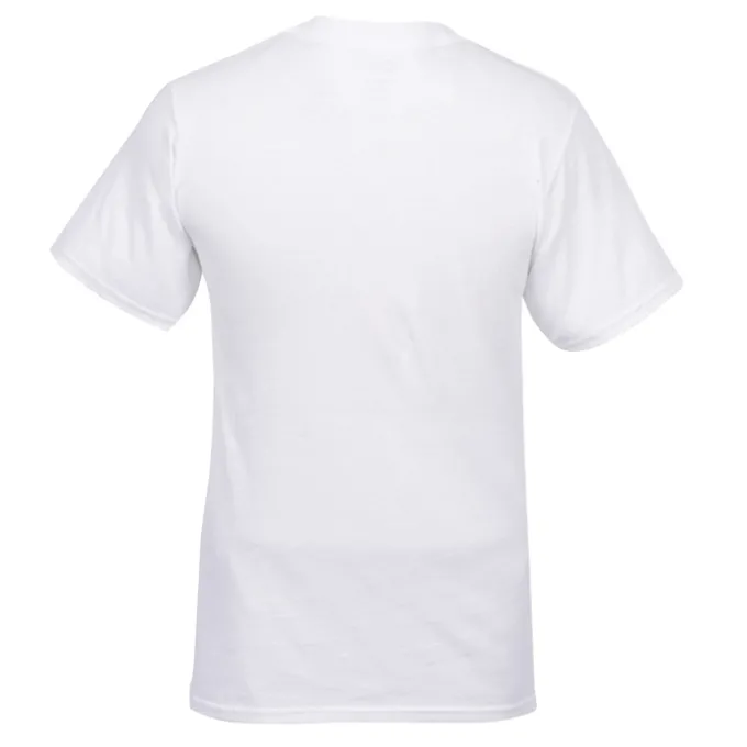 Port Classic 5.4-oz V-Neck T-Shirt - Men’s - White - Embroidered