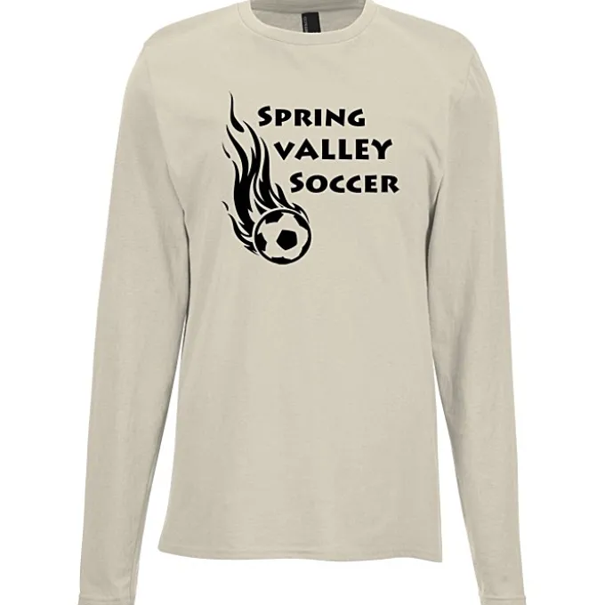 Port & Company Easy Cotton Long Sleeve T-Shirt - Screen