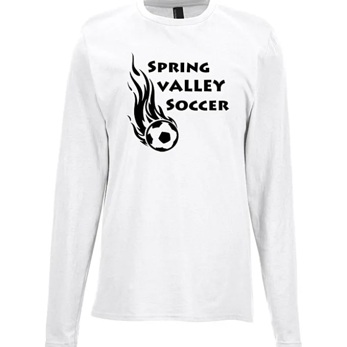 Port & Company Easy Cotton Long Sleeve T-Shirt - Screen