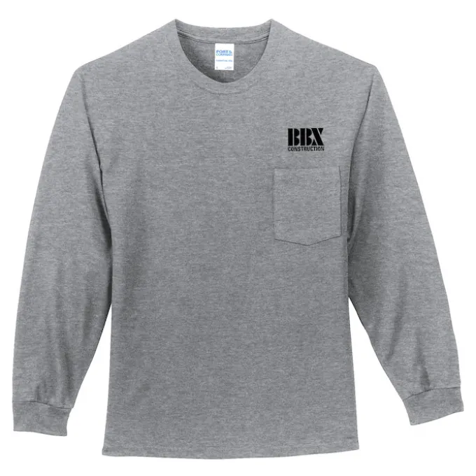 Port & Company Essential Long Sleeve Pocket T-Shirt