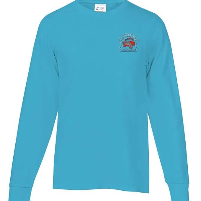 Port & Company Essential Long Sleeve T-Shirt - Embroidered