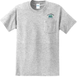 Port & Company Essential Pocket T-Shirt - Embroidered