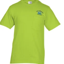 Port & Company Essential Pocket T-Shirt - Embroidered
