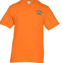 Port & Company Essential Pocket T-Shirt - Embroidered