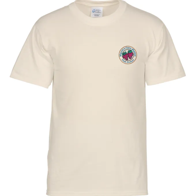 Port & Company Essential T-Shirt - Men's - White - Embroidered