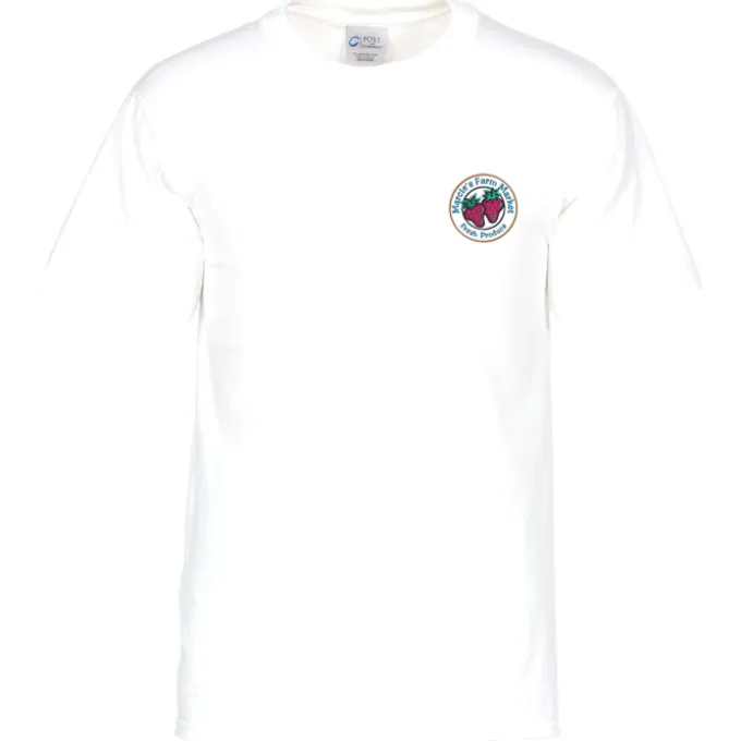 Port & Company Essential T-Shirt - Men's - White - Embroidered