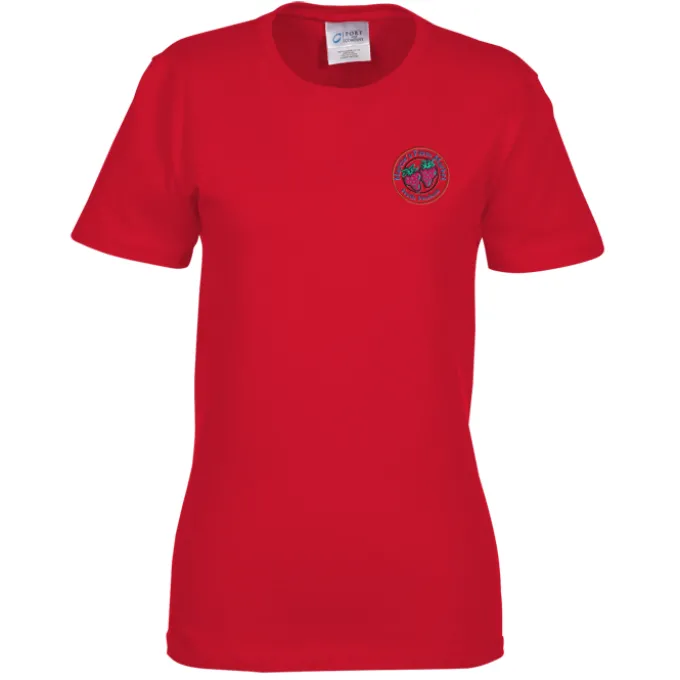 Port & Company Essential T-Shirt - Ladies' - Embroidered