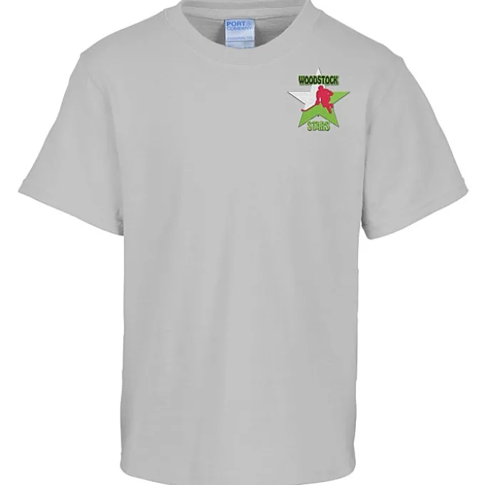 Port & Company Essential T-Shirt - Youth - Embroidered