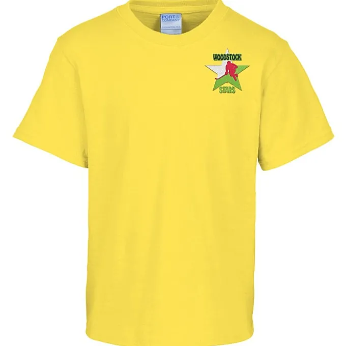 Port & Company Essential T-Shirt - Youth - Embroidered