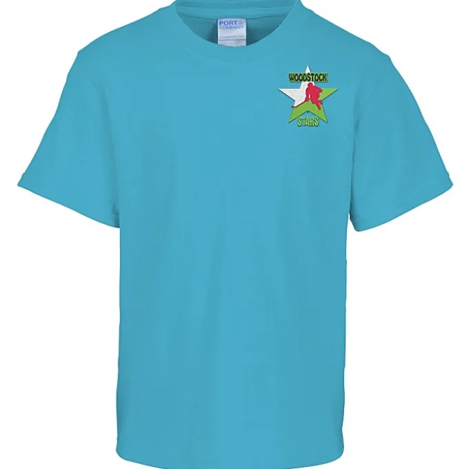 Port & Company Essential T-Shirt - Youth - Embroidered